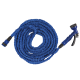 Flexibilná, zmršťovacia záhradná hadica 15m-45m s postrekovačom - modrá TRICK HOSE 