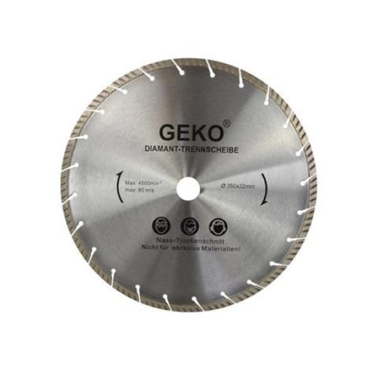 Diamantový segment na rezanie diskov 350x32mm laser GEKO