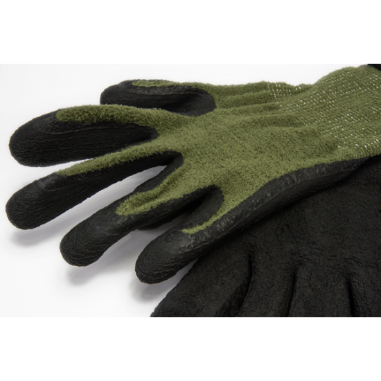 Ochranné rukavice, latexové, 9" TERMO GRIP GREEN