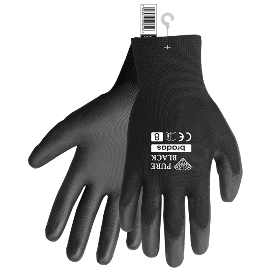 Ochranné rukavice, polyuretán, 10