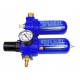 Regulátor tlaku s filtrom a manometrom a prim. oleje 3/8" MAR-POL