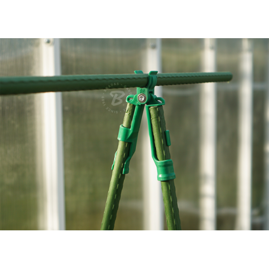 Priečne spojky pre záhradné tyče 16mm, 3ks, nastaviteľné