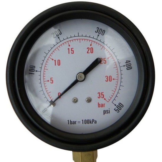 Olejový tlakový tester 0-35bar, 12ks GEKO