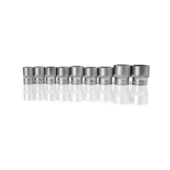 Sada nástrčných súprav 19ks 1/2" 8-32mm MAR-POL Sada nástrčných súprav 19ks 1/2" 8-32mm MAR-POL