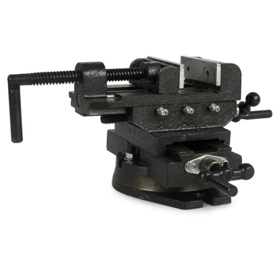 Rotačný krížový zverák s čeľusťou 100 mm Rotačný krížový zverák s čeľusťou 100 mm