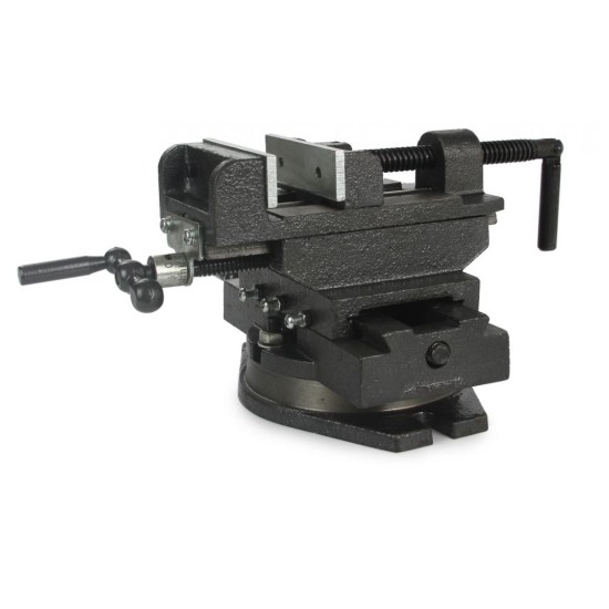 Rotačný krížový zverák s čeľusťou 100 mm Rotačný krížový zverák s čeľusťou 100 mm