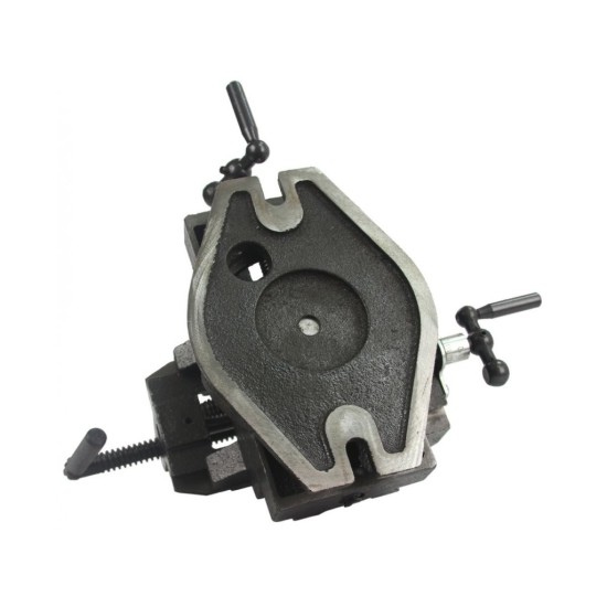 Rotačný krížový zverák s čeľusťou 100 mm Rotačný krížový zverák s čeľusťou 100 mm