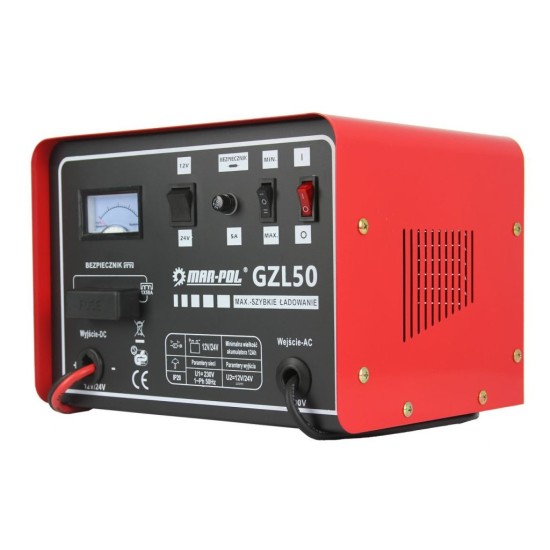 Nabíjačka autobatérií 12/24V GZL-50 MAR-POL