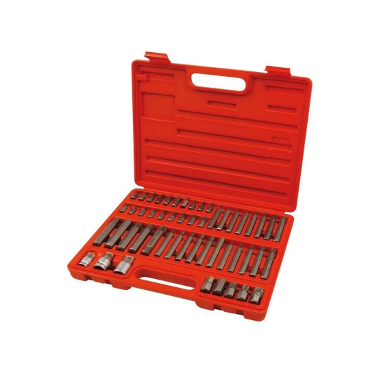 Hroty HEX-TORX-XZN, 10 mm a 14 mm, sada 51 ks EXTOL Premium Hroty HEX-TORX-XZN, 10 mm a 14 mm, sada 51 ks EXTOL Premium