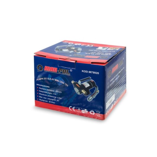 Mini čerpacia stanica CPN 12V MAR-POL - samonasávacia Mini čerpacia stanica CPN 12V MAR-POL - samonasávacia