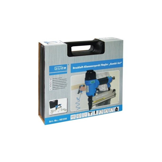 Pneumatická sponkovačka / klincovačka "Kombi-set", GÜDE (40220) Pneumatická sponkovačka / klincovačka "Kombi-set", GÜDE (40220)