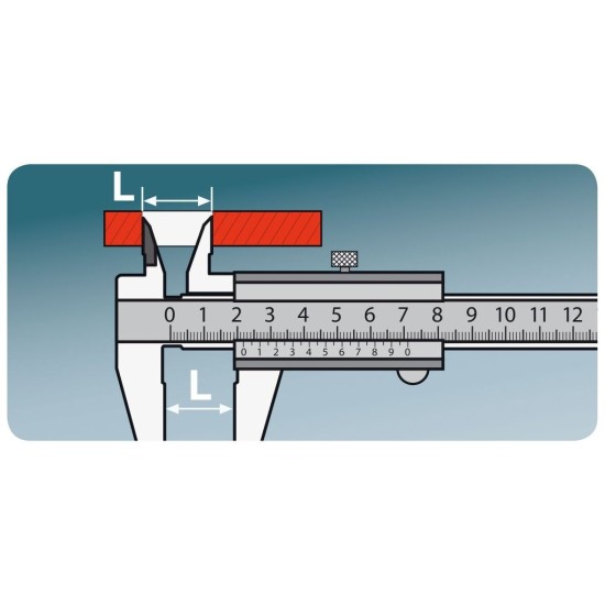 Posuvné kovové strmeň, 0-200mm, rozlíšenie 0,05mm, EXTOL CRAFT Posuvné kovové strmeň, 0-200mm, rozlíšenie 0,05mm, EXTOL CRAFT