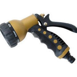 Kovový záhradný postrekovač, mosadzný, 7-funkčný, EXTOL PREMIUM