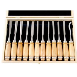 Rezbárske dláta, sada 12ks, EXTOL PREMIUM