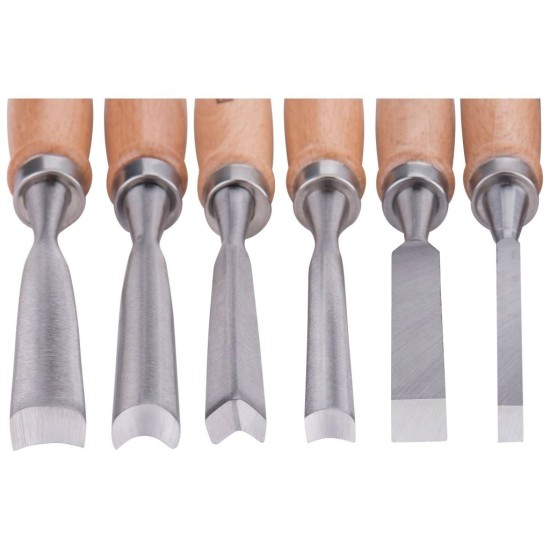 Rezbárske dláta, sada 12ks, EXTOL PREMIUM