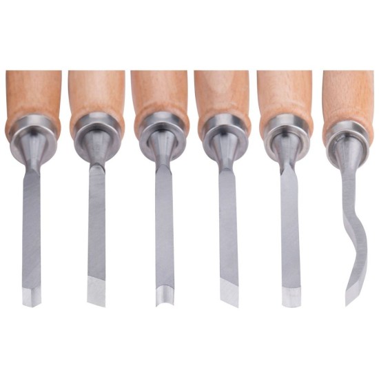 Rezbárske dláta, sada 12ks, EXTOL PREMIUM