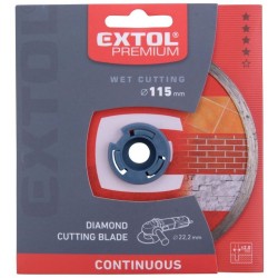 Diamantový rezací kotúč po celom obvode, 115x22,2mm, EXTOL PREMIUM Diamantový rezací kotúč po celom obvode, 115x22,2mm, EXTOL PREMIUM