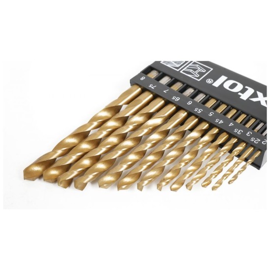 Vŕtačky do kovu, sada 13ks, EXTOL CRAFT