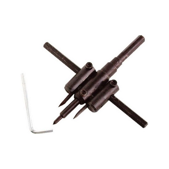 Nastaviteľná vrták na drevo s 2 čepeľami, EXTOL CRAFT