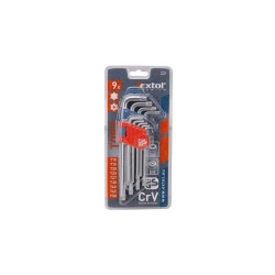 Klávesy TORX, sada 9ks EXTOL PREMIUM