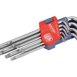 Klávesy TORX, sada 9ks EXTOL PREMIUM