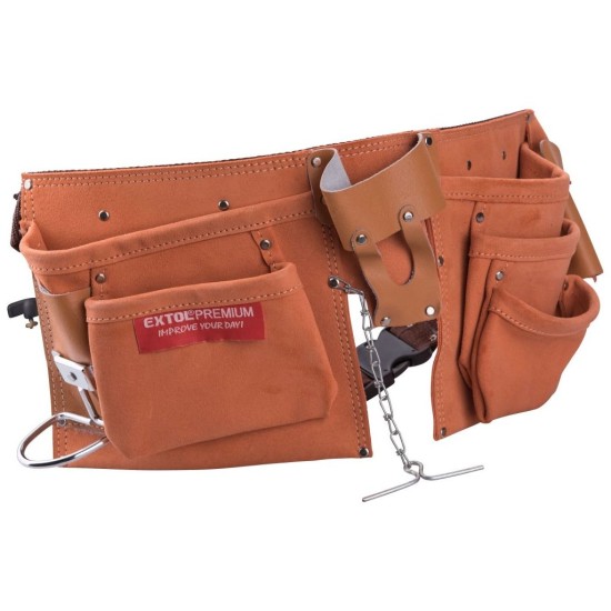 Opasok na náradie, 9 vreciek (2 veľké, 3 stredné, 4 malé) EXTOL PREMIUM