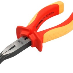 Polokrúhle zakrivené kliešte, 160 mm, VDE, EXTOL PREMIUM