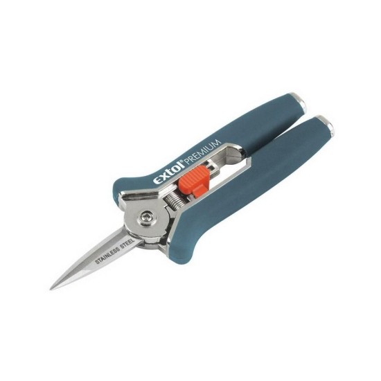 Záhradnícke nožnice rovné, mini, 153 mm, EXTOL PREMIUM