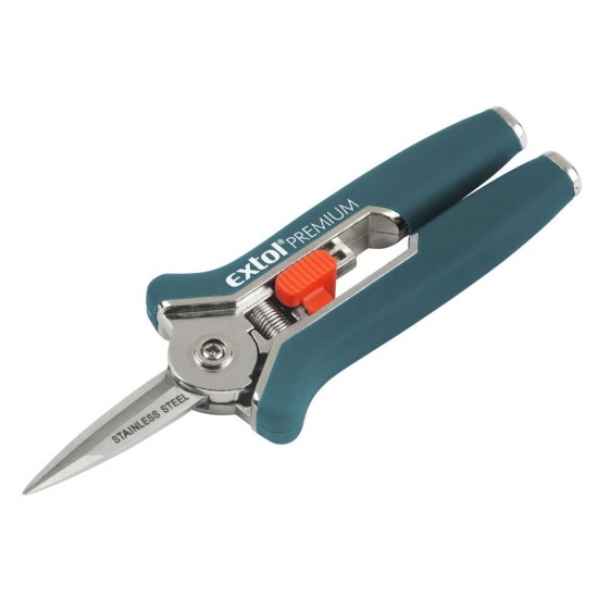 Záhradnícke nožnice rovné, mini, 153 mm, EXTOL PREMIUM