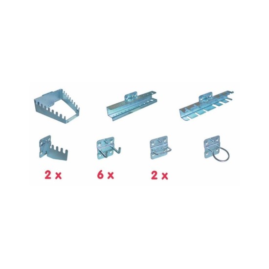 Sada závěsných háků a držáků, 28 - dílná GÜDE