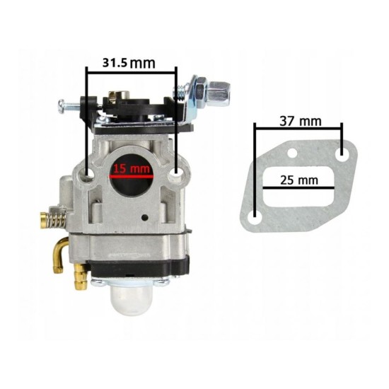 Náhradný karburátor pre motorovú kosu DEMON, KAXL M83115 Náhradný karburátor pre motorovú kosu DEMON, KAXL M83115