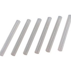Tavné tyčinky, biela farba, 11x100mm, 6ks, EXTOL CRAFT Tavné tyčinky, biela farba, 11x100mm, 6ks, EXTOL CRAFT