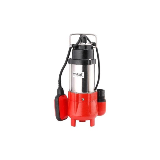 Čerpadlo el. ponorný kal, 250W, 9000l/h, 5,3m, EXTOL PREMIUM, SP 250 F