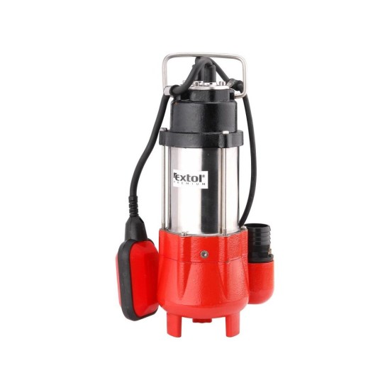 Čerpadlo el. ponorný kal, 250W, 9000l/h, 5,3m, EXTOL PREMIUM, SP 250 F