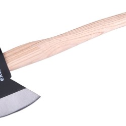 Čierna sekera s kvalitnou českou bukovou rukoväťou, 600g, rukoväť 36 cm, EXTOL PREMIUM