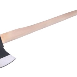 Čierna sekera s kvalitnou českou bukovou rukoväťou, 1250g, rukoväť 70 cm, EXTOL PREMIUM