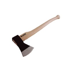 Čierna sekera s kvalitnou českou bukovou rukoväťou, 1400g, rukoväť 70 cm, EXTOL PREMIUM