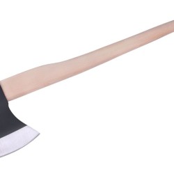 Čierna sekera s kvalitnou českou bukovou rukoväťou, 1400g, rukoväť 70 cm, EXTOL PREMIUM