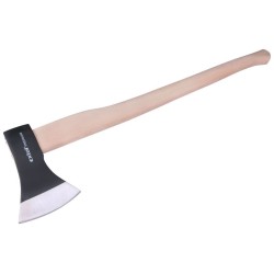 Čierna sekera s kvalitnou českou bukovou rukoväťou, 1400g, rukoväť 70 cm, EXTOL PREMIUM