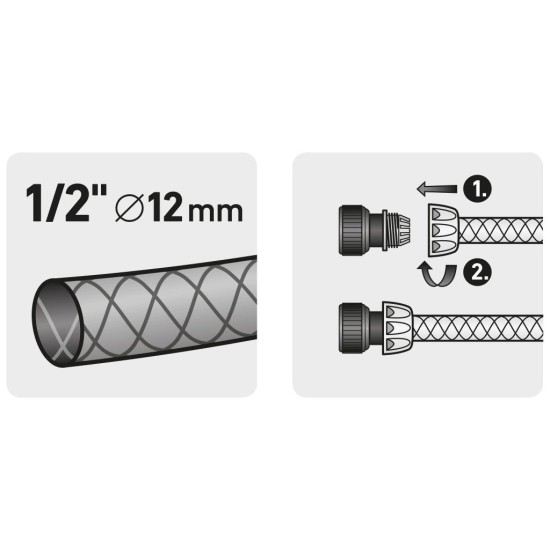 Rýchlospojka hadice, 1/2", UZATVÁRACÍ ventil, mosadz, EXTOL PREMIUM Rýchlospojka hadice, 1/2", UZATVÁRACÍ ventil, mosadz, EXTOL PREMIUM