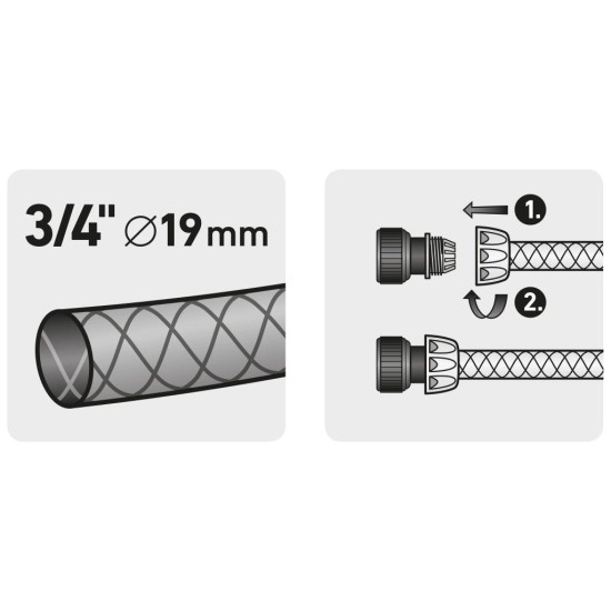 Rýchlospojka na hadicu, 3/4", mosadz, EXTOL PREMIUM Rýchlospojka na hadicu, 3/4", mosadz, EXTOL PREMIUM