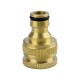 Prípojka na kohútik, 1/2"-3/4", mosadz, EXTOL PREMIUM