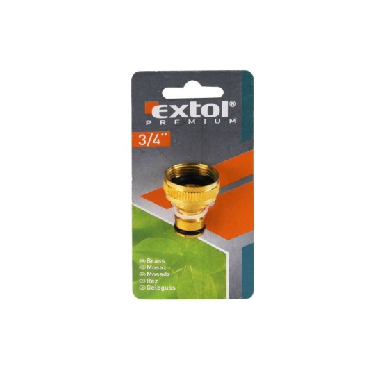 Prípojka na kohútik, 1", mosadz, EXTOL PREMIUM Prípojka na kohútik, 1", mosadz, EXTOL PREMIUM