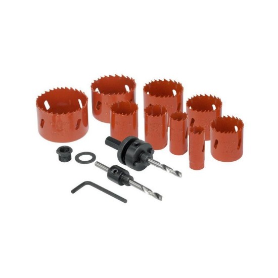 Korunkové vŕtačky, univerzálne, sada 13 ks, EXTOL PREMIUM