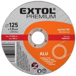 Rezací kotúč pre Alu, 125x1,0x22,2mm, EXTOL PREMIUM Rezací kotúč pre Alu, 125x1,0x22,2mm, EXTOL PREMIUM