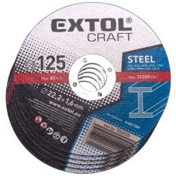 Rezné kotúče na kov, 5ks, 125x1.6x22.2mm, EXTOL CRAFT