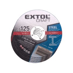 Rezné kotúče na kov, 5ks, 125x1.6x22.2mm, EXTOL CRAFT