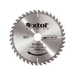 Pílový kotúč s karbidovými kotúčmi, 185x2,2x20mm, 24T, šírka karbidového kotúča 3,2mm, EXTOL PREMIUM