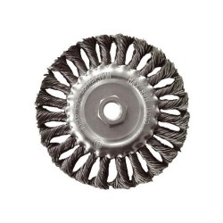 Radiálna pletená kefa, Ø 125mm, vlnitý drôt S 0,5mm, M14x2mm, EXTOL CRAFT