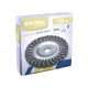 Radiálna pletená kefa, Ø 150 mm, vlnitý drôt S 0,5 mm, otvor 22,2 mm, EXTOL CRAFT